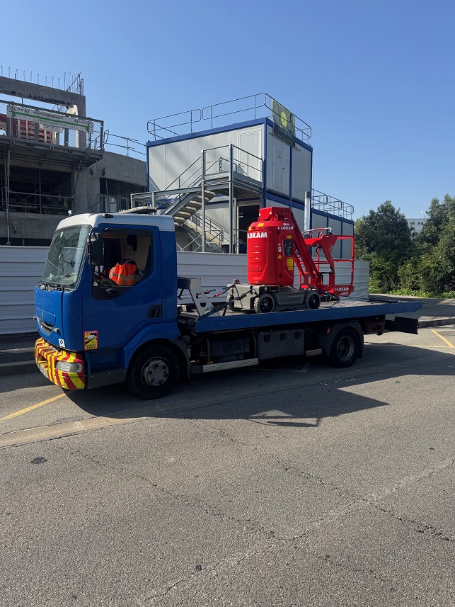 Remorquage engin btp levallois perret  92300 ile de france