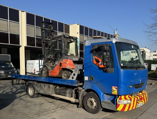 Remorquage engin btp neuilly sur seine  92200 ile de france